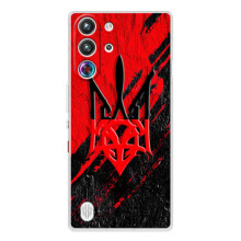 Чехлы УПА (Красно-Чёрный) на ZTE Nubia RedMagic 10 Pro – Герб в цвете УПА