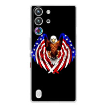 Чохол Прапор USA для ZTE Nubia RedMagic 10 Pro – Крила США