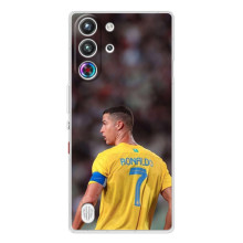 Чехол футболист Роналду для ЗТЕ Ньюбия РэдМажик 10 Про (Роналду в Аль Наср)