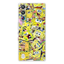 Чехол Губка Боб для ZTE Нюбия РедМаджик 10 Про (Эмоции Спанч Боба)
