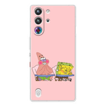 Чехол Губка Боб для ZTE Нюбия РедМаджик 10 Про (За партой)