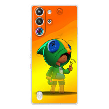 Чехол Бравл Старс для ZTE Nubia RedMagic 10 Pro – LEON в кофте