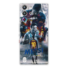 Чехол Месси футболист для ZTE Nubia RedMagic 10 Pro (Коллаж Месси)