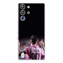 Чехол Месси футболист для ZTE Nubia RedMagic 10 Pro (Месси в Интер)