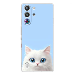 Чехол на тематику: Коты для ZTE Nubia RedMagic 10 Pro – Белый кот