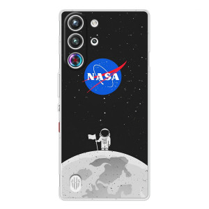 Силіконовый бампер з принтом "Наса" на ZTE Nubia RedMagic 10 Pro – Космонавт NASA