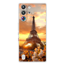 Чехол Эйфелева Башня для ZTE Nubia RedMagic 10 Pro - (AlphaPrint) (Солнечная башня)
