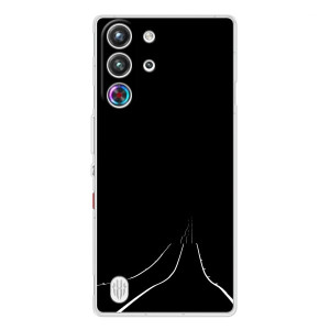 Чохол з картинками на чорному фоні для ZTE Nubia RedMagic 10 Pro – Дорога