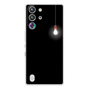 Чохол з картинками на чорному фоні для ZTE Nubia RedMagic 10 Pro – Лампочка