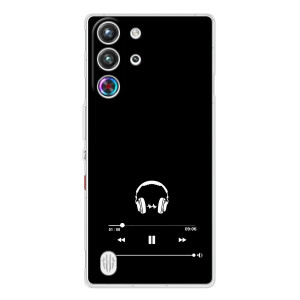 Чохол з картинками на чорному фоні для ZTE Nubia RedMagic 10 Pro – Плеєр