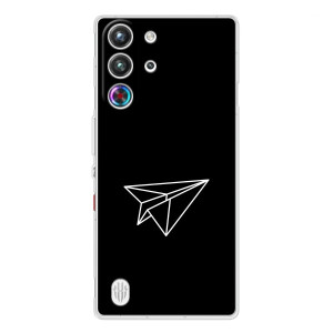 Чохол з картинками на чорному фоні для ZTE Nubia RedMagic 10 Pro – Літак