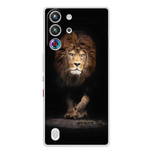 Чехол с картинкой на ZTE Nubia RedMagic 10 Pro – Красивый Лев