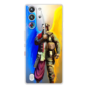 Чехол с картинкой (Патриотический КОЗАК) на ZTE Nubia RedMagic 10 Pro – Козак с крыльями