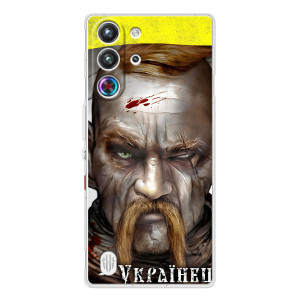Чехол с картинкой (Патриотический КОЗАК) на ZTE Nubia RedMagic 10 Pro – Одноглазый Козак