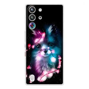 Чехол с Лисичкой для ZTE Nubia RedMagic 10 Pro – Черная Лиса