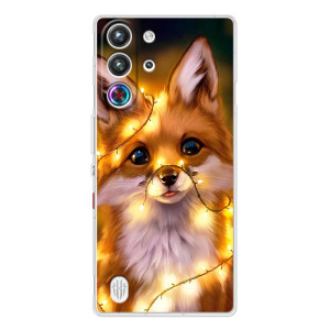 Чехол с Лисичкой для ZTE Nubia RedMagic 10 Pro – Новогодний лисенок