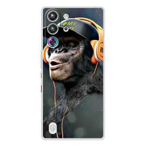 Чехол с Обезьянами ZTE Nubia RedMagic 10 Pro - (AlphaPrint)
