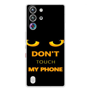 Чехол с Прикольным принтом на ZTE Nubia RedMagic 10 Pro – Не трогай мой телефон