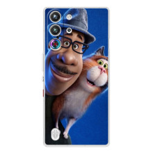 Чехол с принтом Душа на ZTE Nubia RedMagic 10 Pro – Джо и кот