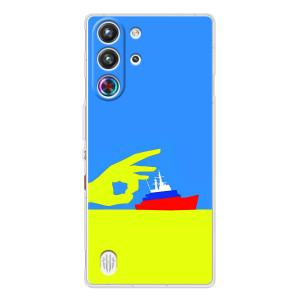 Чехол с принтом (Русский корабль...) для ZTE Нyбiя РedМаgіc 10 Про (AlphaPrint)