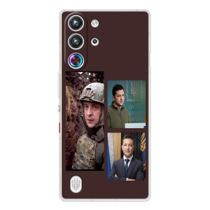 Чохол для ZTE Nubia RedMagic 10 Pro (AlphaPrint - с принтом Зеленського)