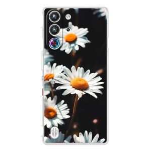 Чохол з ромашками на ZTE Nubia RedMagic 10 Pro – Білі ромашки