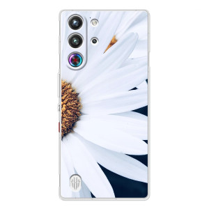 Чохол з ромашками на ZTE Nubia RedMagic 10 Pro – Пів ромашки