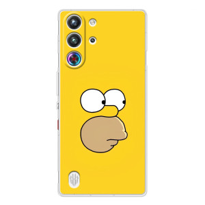 Чехол с Симпсонами для ZTE Nubia RedMagic 10 Pro (VPrint)