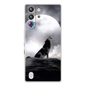 Чохол з Вовком на ZTE Nubia RedMagic 10 Pro – Вовк і місяць
