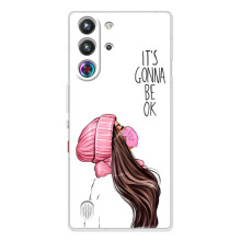 Чехол Стильные девушки на ZTE Nubia RedMagic 10 Pro (Девушка в маске)