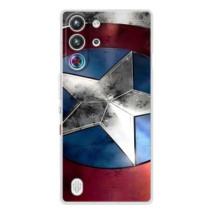 Чехол с Щитом Капитана Америки на ZTE Nubia RedMagic 10 Pro – Щит Капитана Америки