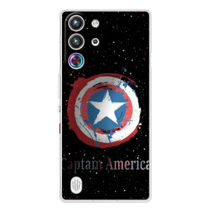 Чехол с Щитом Капитана Америки на ZTE Nubia RedMagic 10 Pro – Щит Капитана