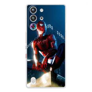 Чехол Супергерой Человека Паука на ZTE Nubia RedMagic 10 Pro – Паук на доме