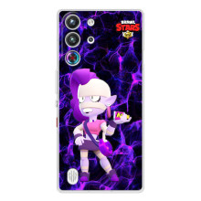 Чехол (ТПУ) с героями Бравл Старс на ZTE Nubia RedMagic 10 Pro (Эмз)