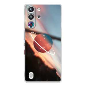 Чехол (ТПУ) с планетами на ZTE Nubia RedMagic 10 Pro – Сатурн