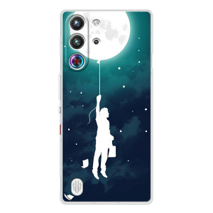 Чехол (ТПУ) с планетами на ZTE Nubia RedMagic 10 Pro – To The moon