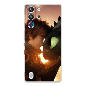 Чехол дракон Беззубик для ZTE Nubia RedMagic 10 Pro – Беззубик и Иккинг