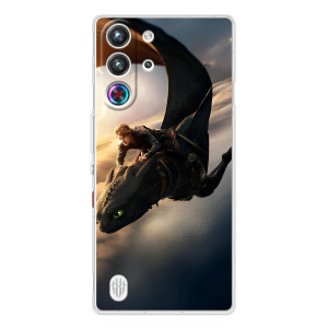 Чехол дракон Беззубик для ZTE Nubia RedMagic 10 Pro – Полет Беззубика
