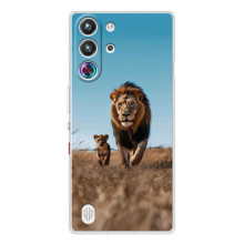 Чехол Король лев на ZTE Нюбия РедМаджик 10 Про (Мусафа и Симба)