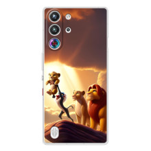 Чехол Король лев на ZTE Нюбия РедМаджик 10 Про (Рождение Симбы)
