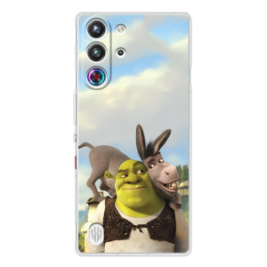 Чехол с мультфильмом Шрек на ZTE Nubia RedMagic 10 Pro