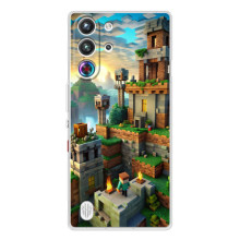 Чохол з картинками Майнкрафт для 

ЗТЕ Нюбія РедМажиг 10 Про – Місто Майнкрафт