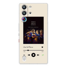 Чохол з картинкою ФК Барселона на 

ЗТЕ Нюбія РедМажиг 10 Про – Гравці Барселони