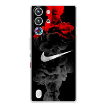 Чохол з логтипом Найк на ZTE Nubia RedMagic 10 Pro – Найк на чорному