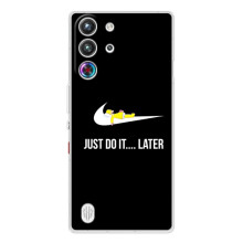 Чохол з логтипом Найк на ZTE Nubia RedMagic 10 Pro – Nike just do it