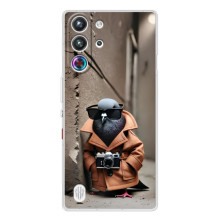 Чохол з мемами траралело тралала для ZTE Nubia RedMagic 10 Pro – Шпіоніро голубіо