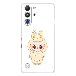 Чехол с принтом Лабубу для ZTE Nubia RedMagic 10 Pro – Бежевый Лабубу