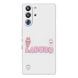 Чехол с принтом Лабубу для ZTE Nubia RedMagic 10 Pro – Логотип Лабубу