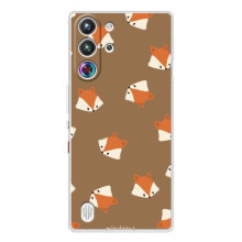 Чехол с принтом лисички на ЗТЕ Ньюбия РэдМажик 10 Про