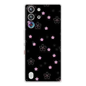 Чехол с розовым рисунком для ZTE Nubia RedMagic 10 Pro